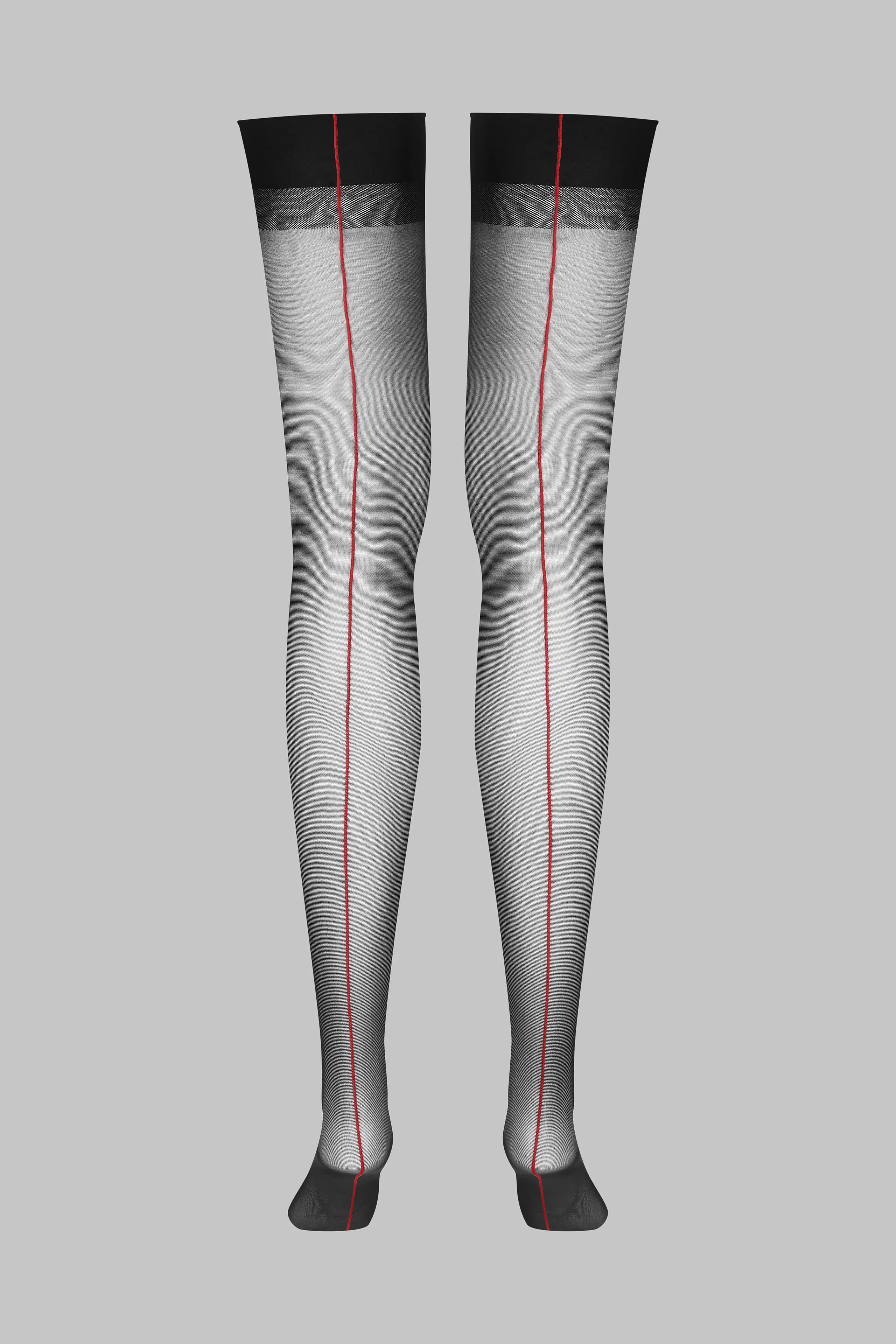 20D Seamed Garter Stockings - Les Coquetries