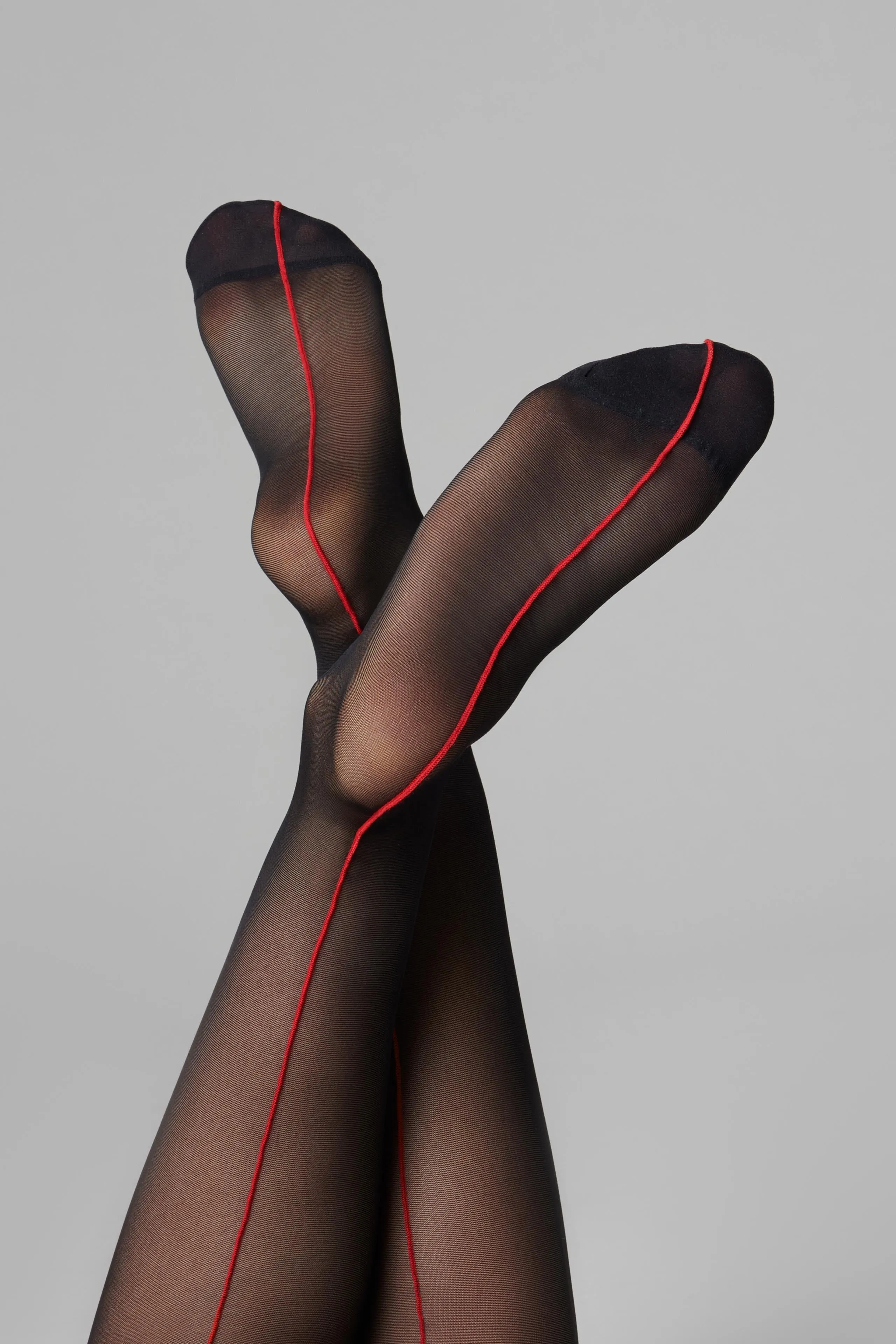 20D Seamed Garter Stockings - Les Coquetries