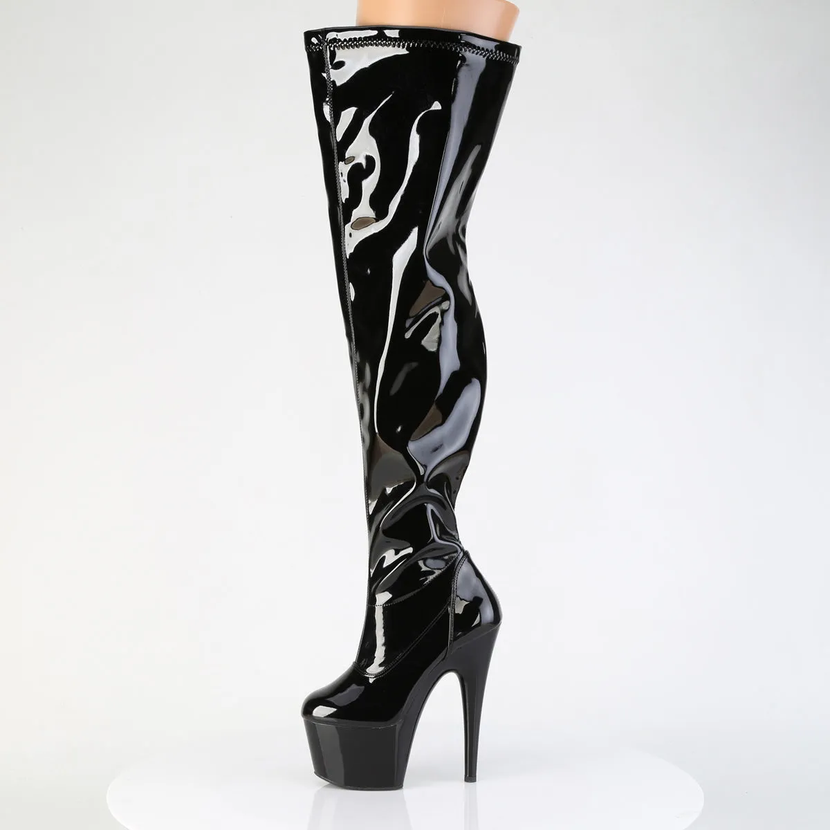 7 Inch Heel ADORE-3000WCF Black Patent