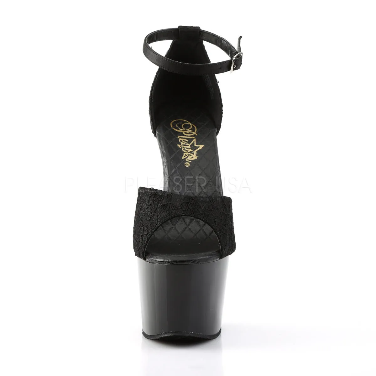 7 Inch Heel ADORE-768 Black Lace