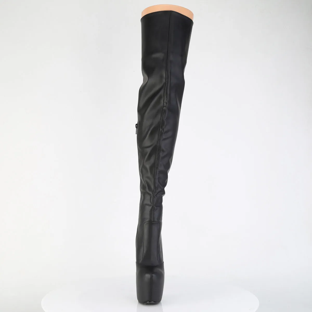 7 Inch Heel JUBILANT-3007 Black Pu