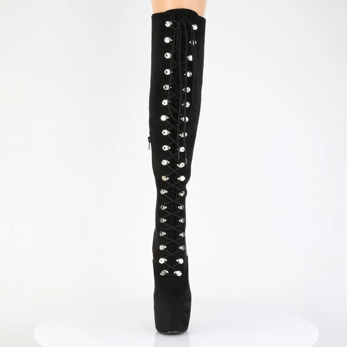 7 Inch Heel JUBILANT-3012FS Black Suede