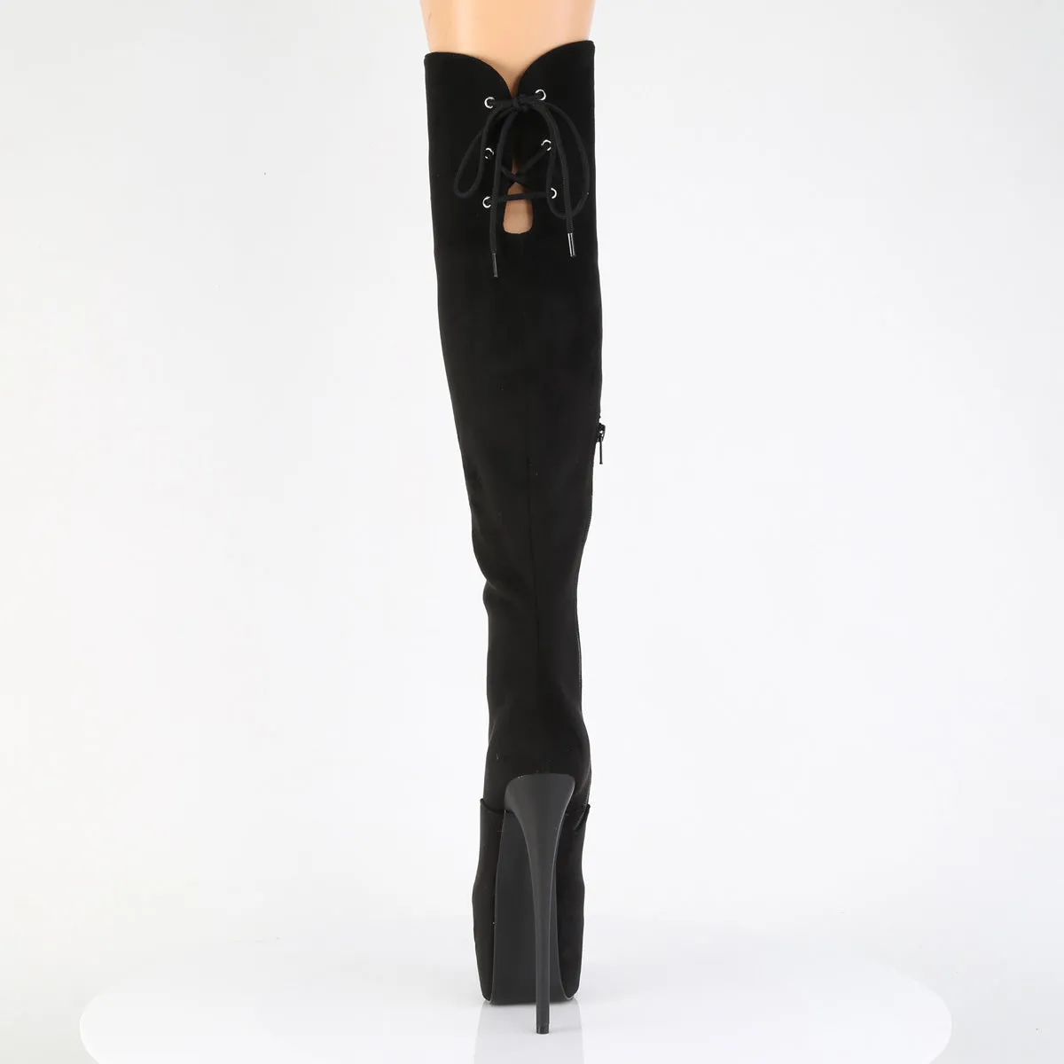 7 Inch Heel JUBILANT-3012FS Black Suede