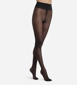 Black Diam's Jambes Fuselées 25 leg shaper tights