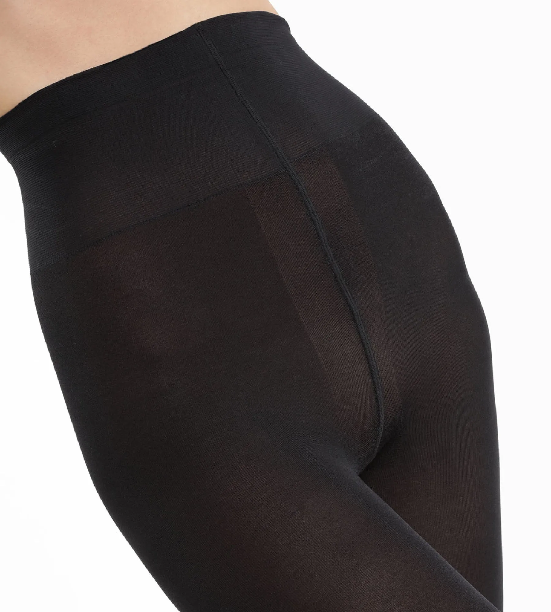 Black Diam's Jambes Fuselées 70 blackout leg shaper tights