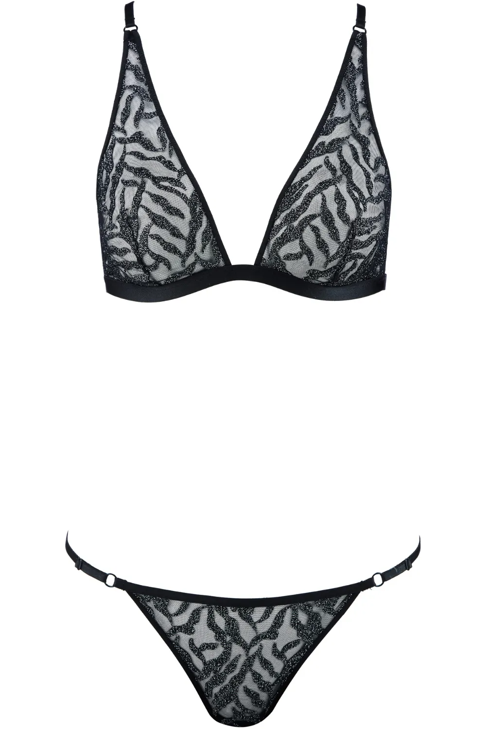 Boîte à Désir Moonlight Shadow Triangle Bra & Brief