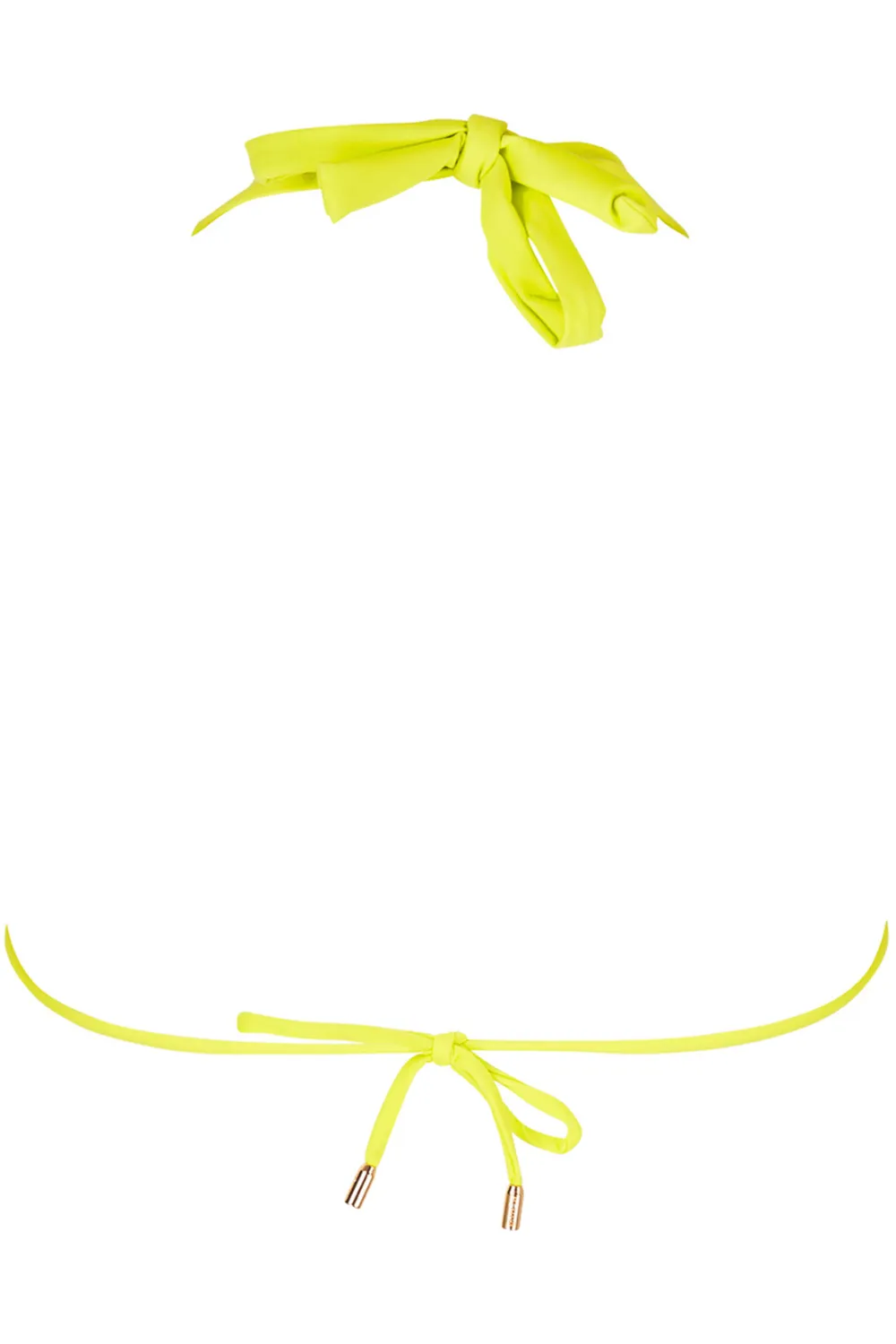 Classe Nautique Triangle Bikini Top in Lime