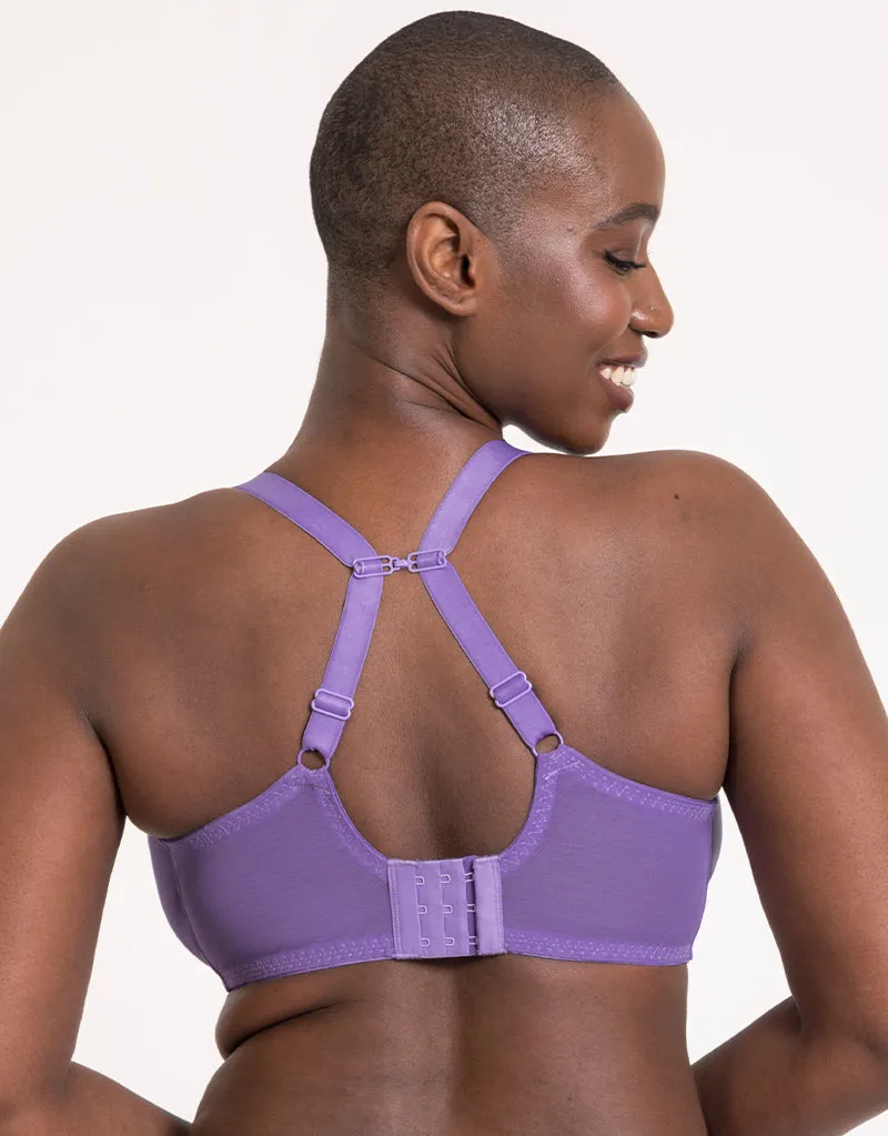 Curvy Kate Flare Full Plunge Side Support Multiway Bra Amethyst Purple