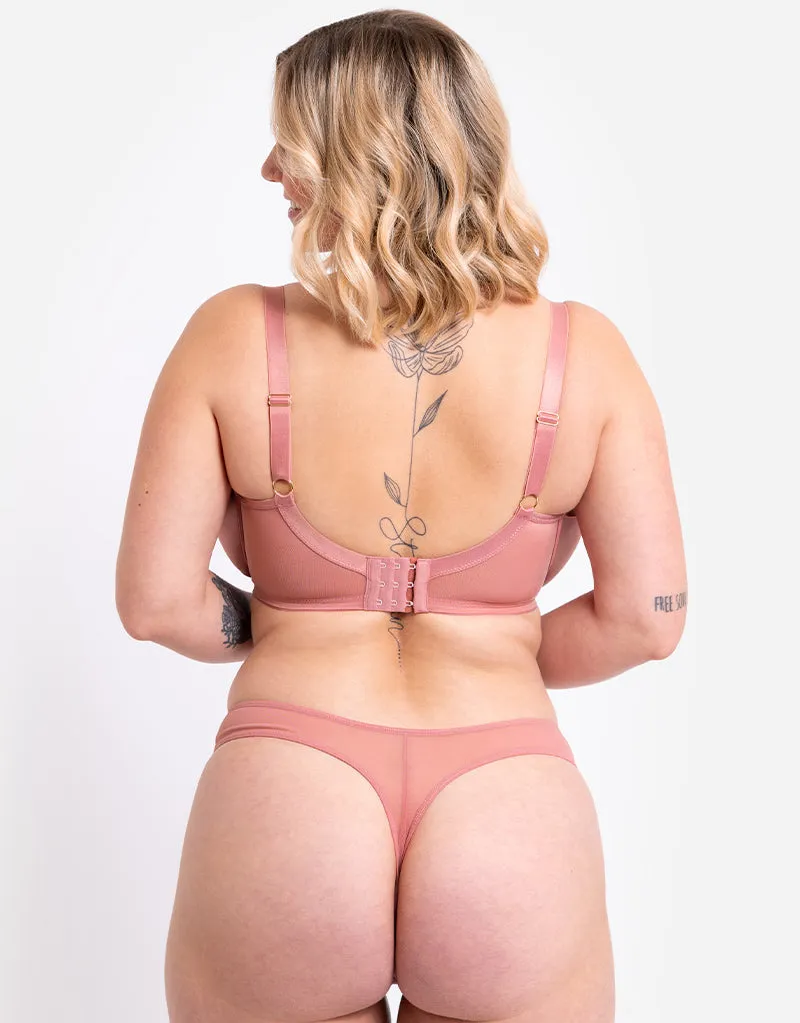 Curvy Kate Lush Full Plunge Bra Rose Shimmer