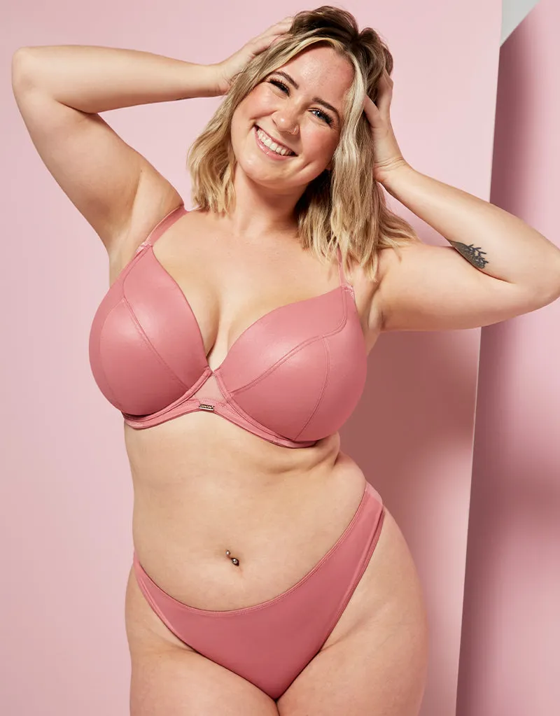 Curvy Kate Lush Full Plunge Bra Rose Shimmer