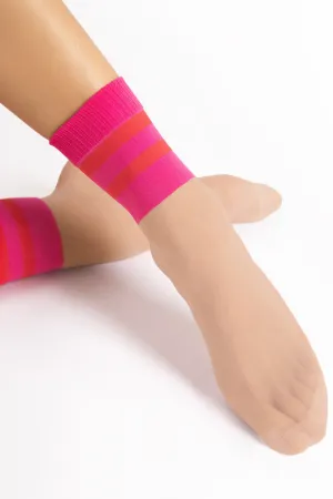 Dash Socks 20 Denier in Light Natural/Pink