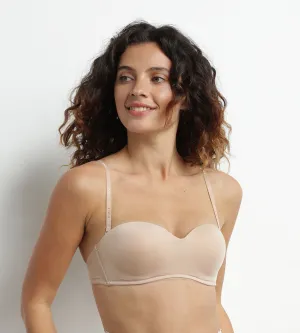 Dim InvisiFree nude wireless strapless bra