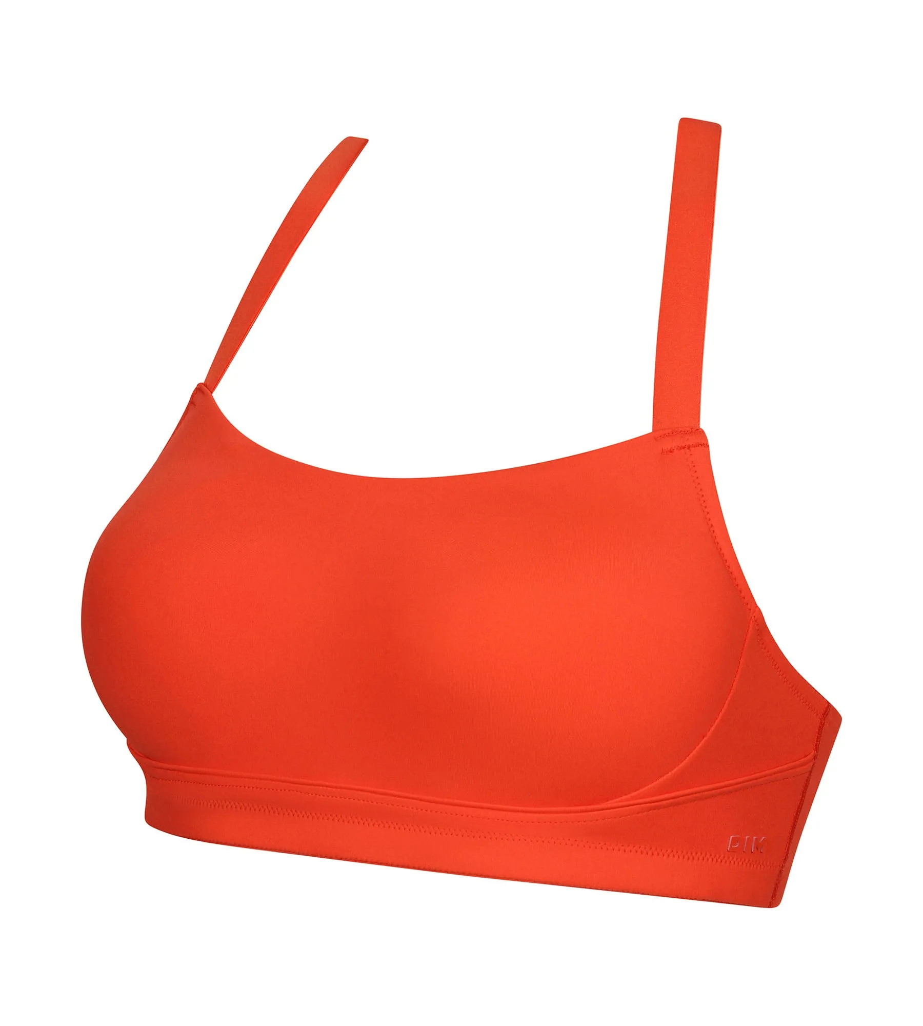 Dim Move orange sculpting microfibre sports bra