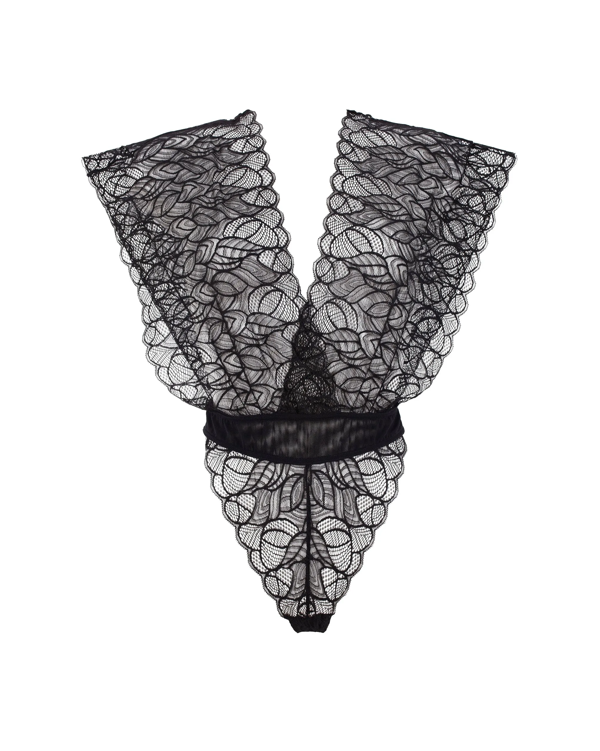 Emerson Lace Bodysuit Black