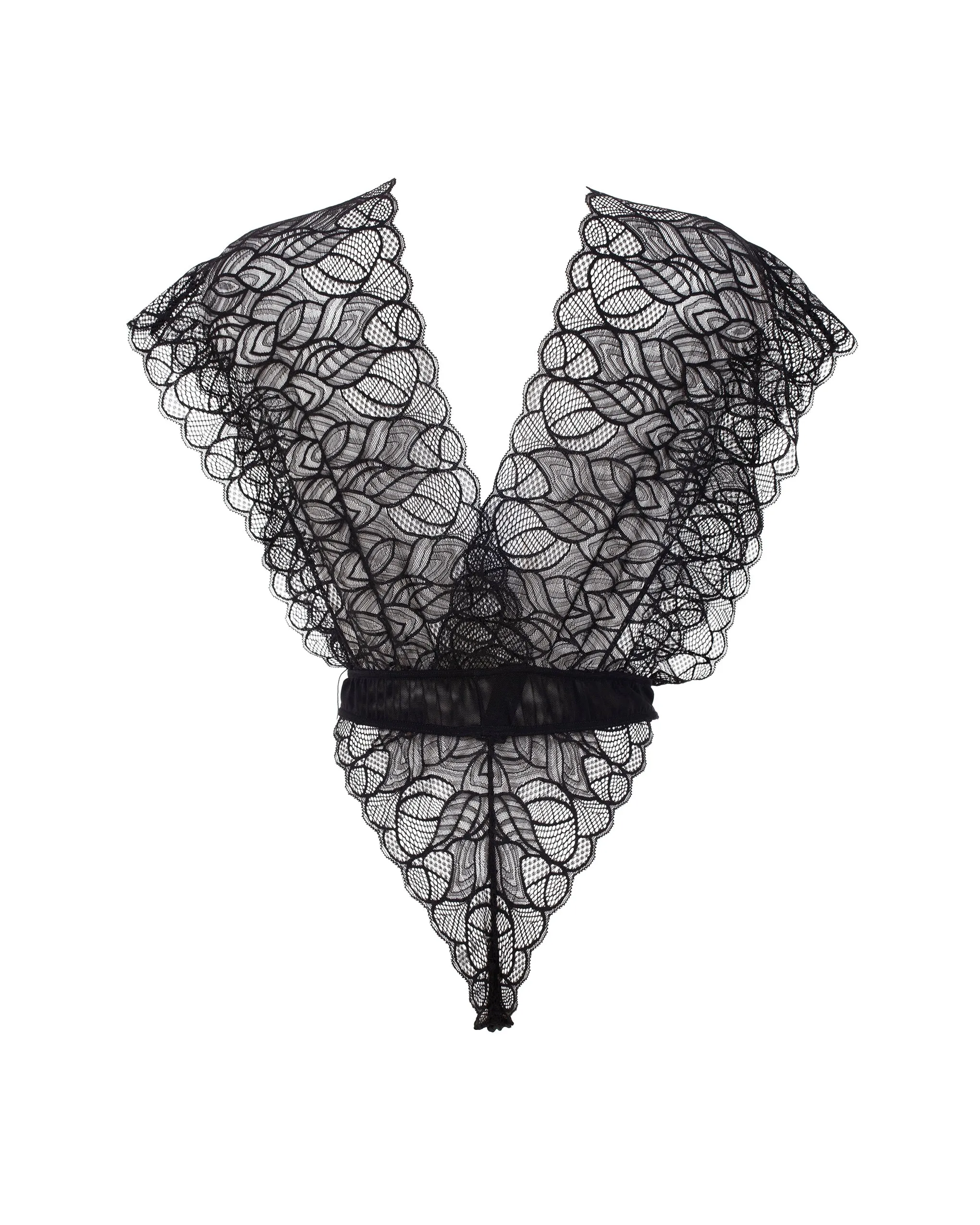 Emerson Lace Bodysuit Black
