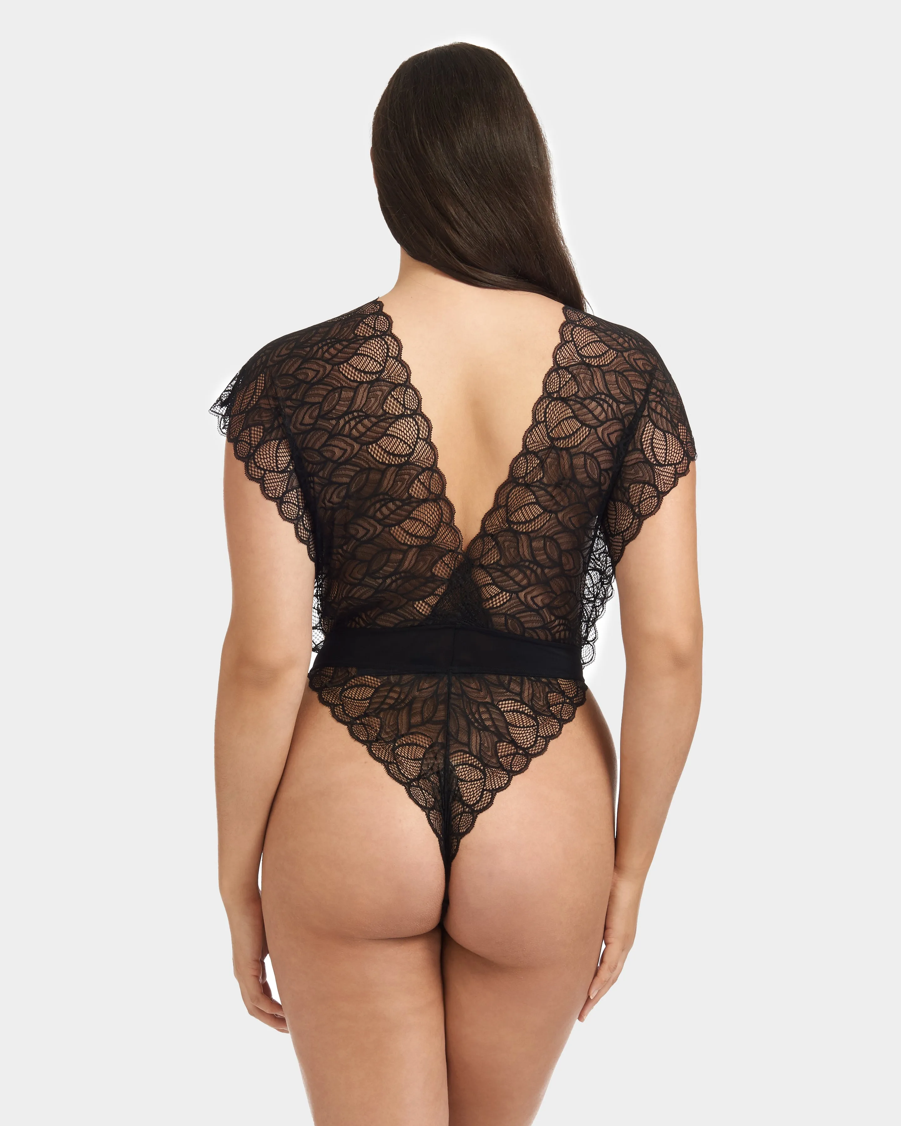 Emerson Lace Bodysuit Black