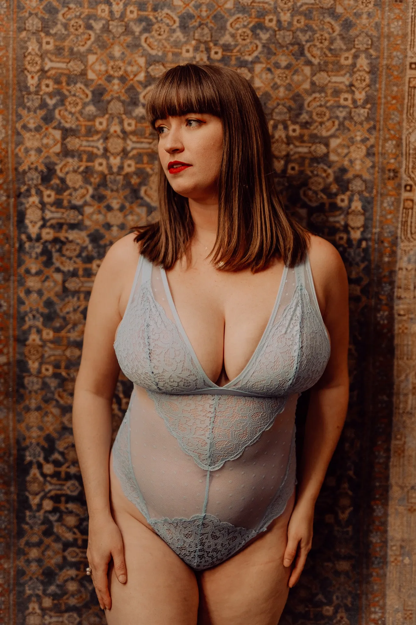 Eva Fuller Bust Lace Bridal Bodysuit