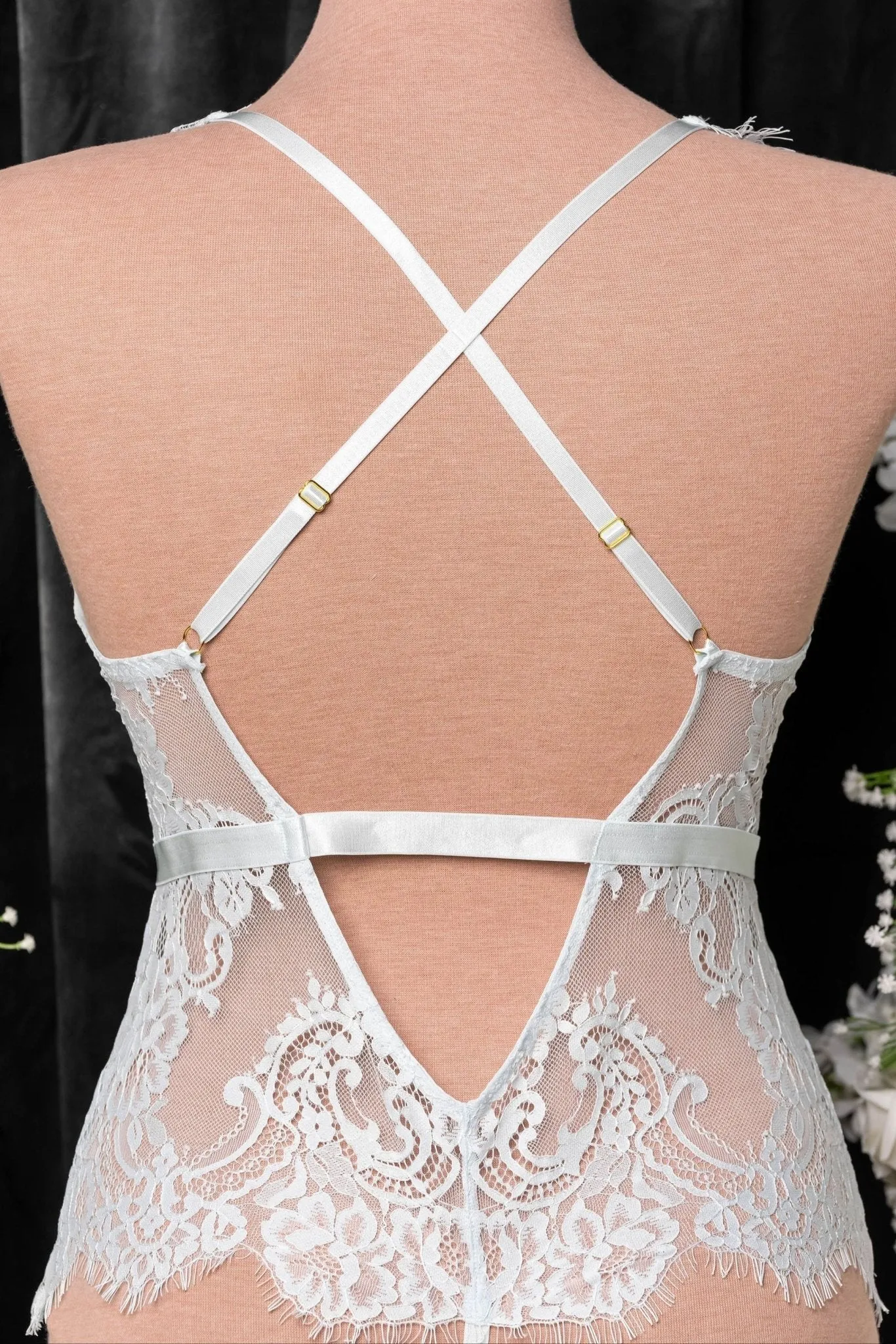 Eyelash Lace Teddy - Something Blue