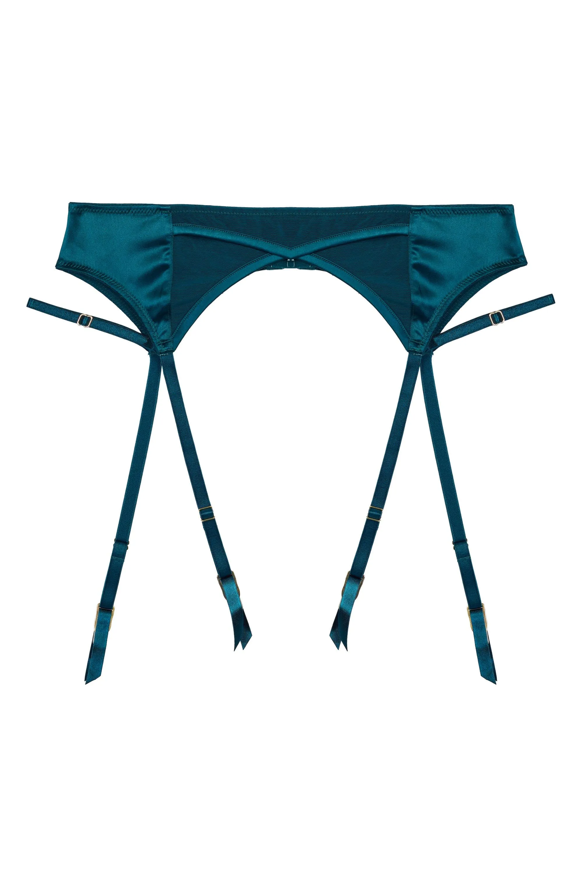 Firenza Strappy Teal Suspender