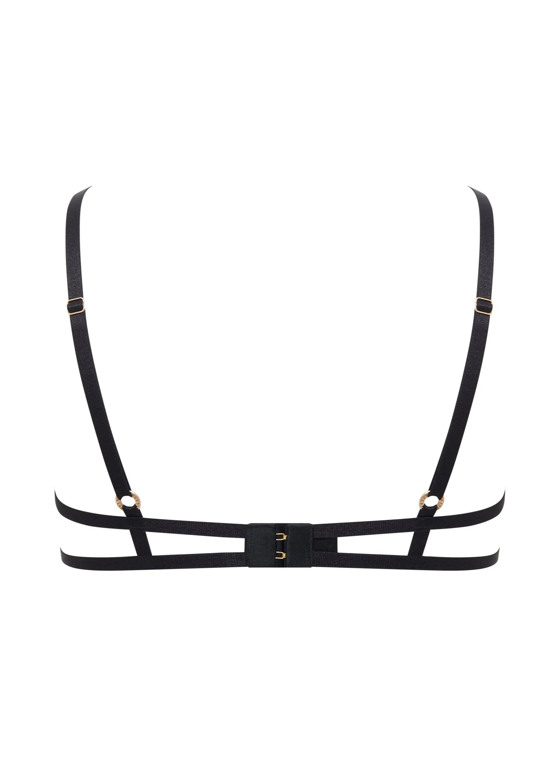 Frida Open Wired Bra (Gold/Black)