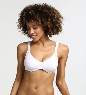 Generous Dim underwire Minimizer Bra white