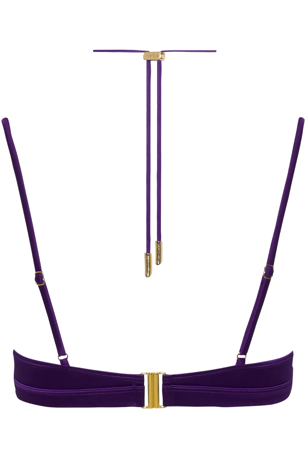 Glow Bralette Bikini Top in Purple