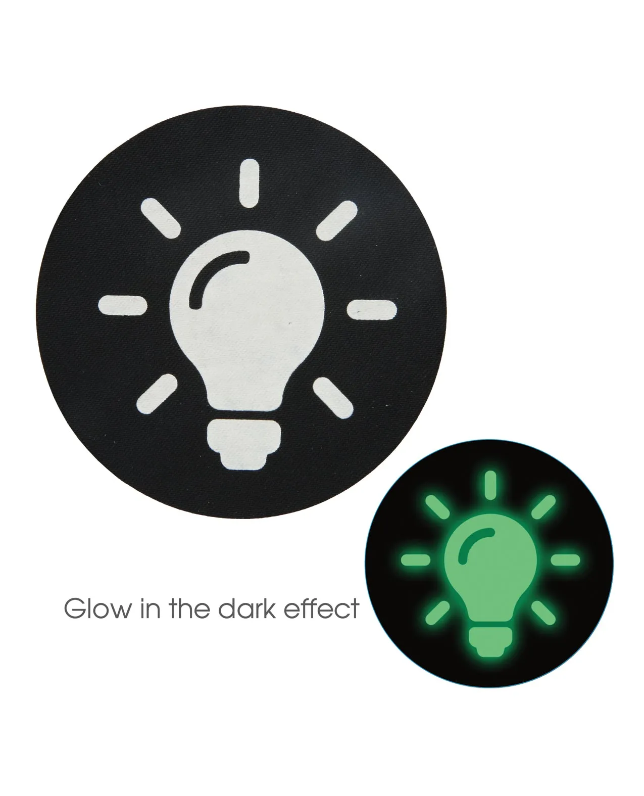 Glow in the Dark Light Bulb Peekaboo Pasties – Pack of 2