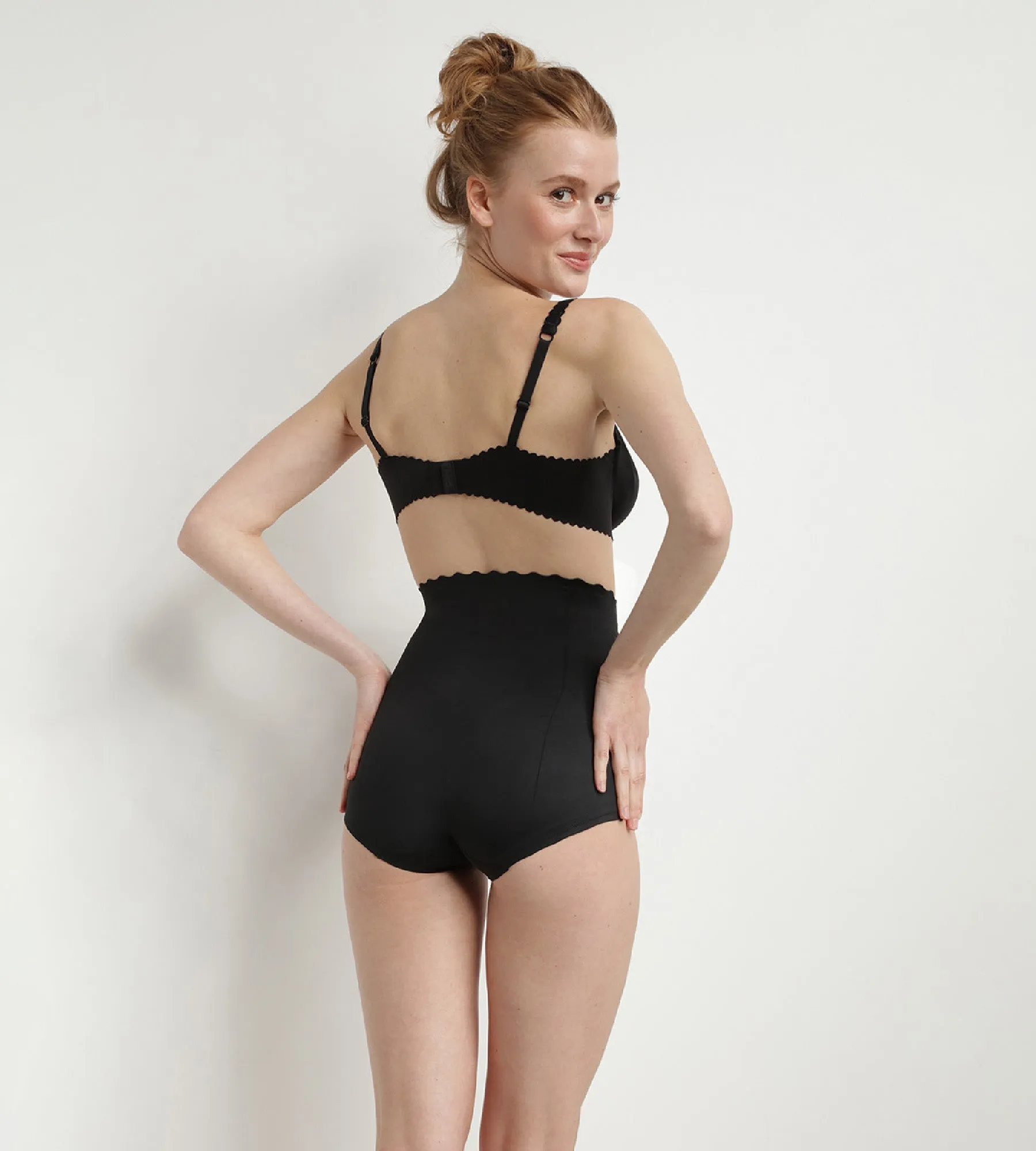 High-Waist Sculpting Effect 3-in-1 Briefs Black – Beauty Lift