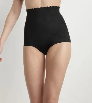 High-Waist Sculpting Effect 3-in-1 Briefs Black – Beauty Lift