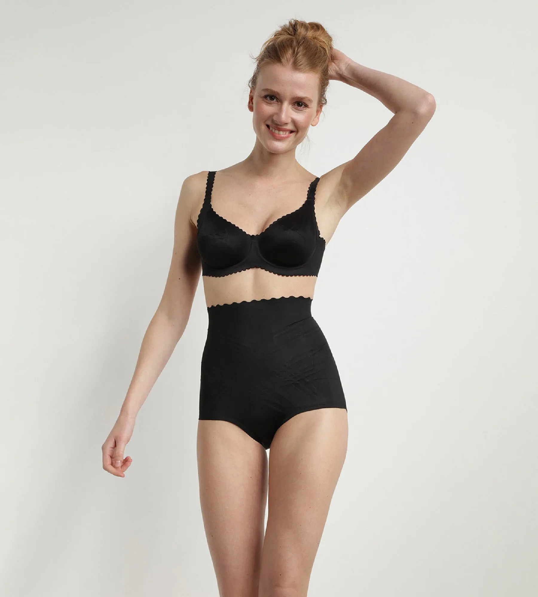 High-Waist Sculpting Effect 3-in-1 Briefs Black – Beauty Lift