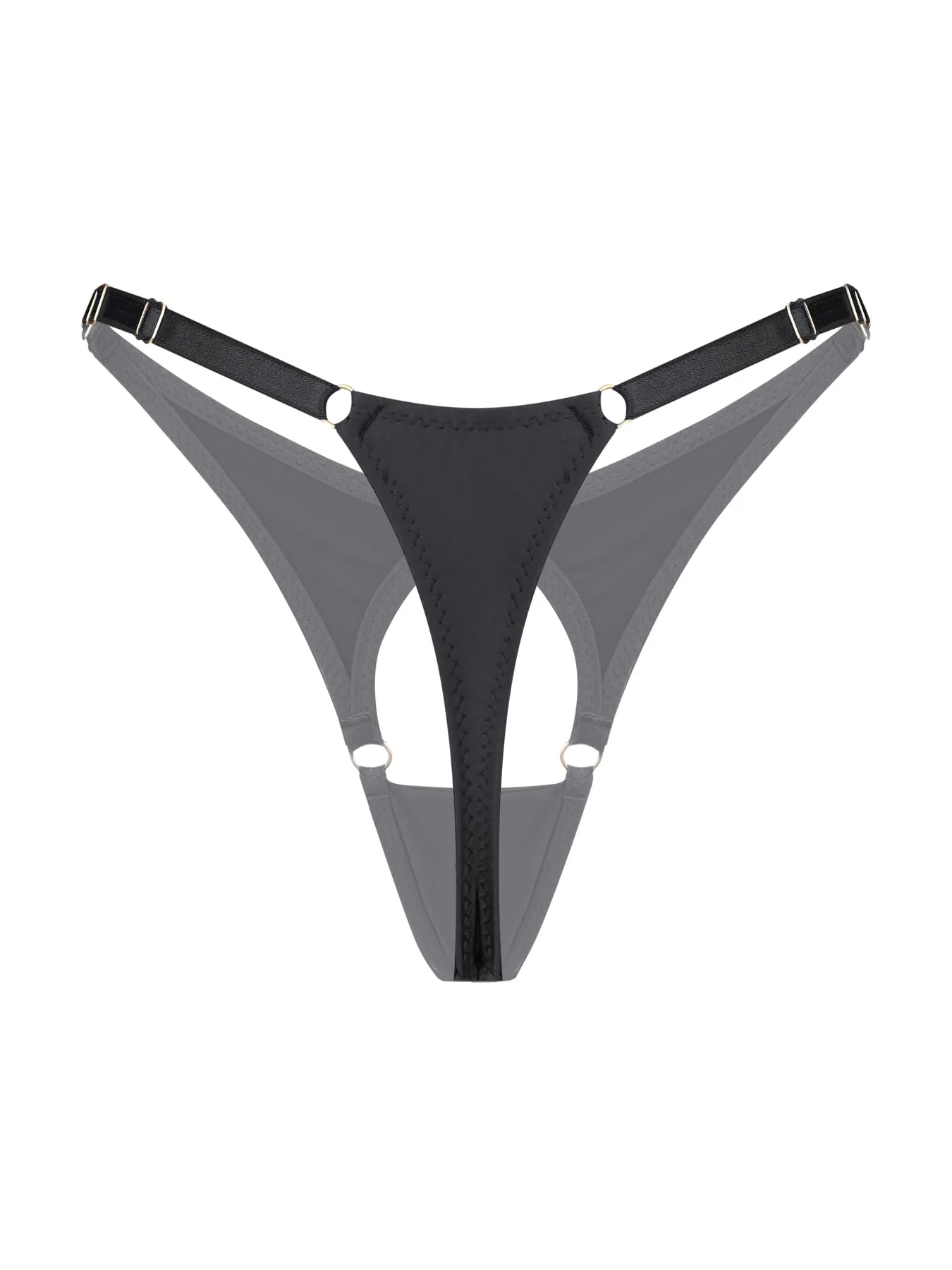 Imure Black Thong