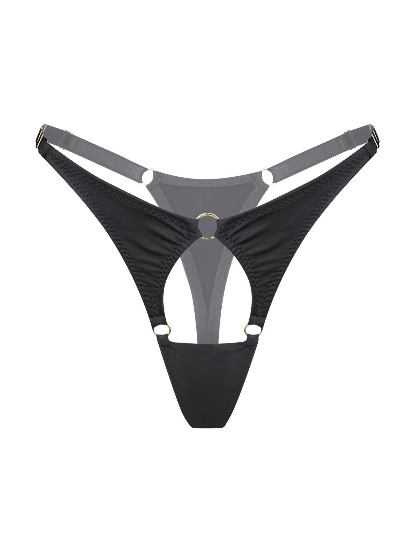 Imure Black Thong