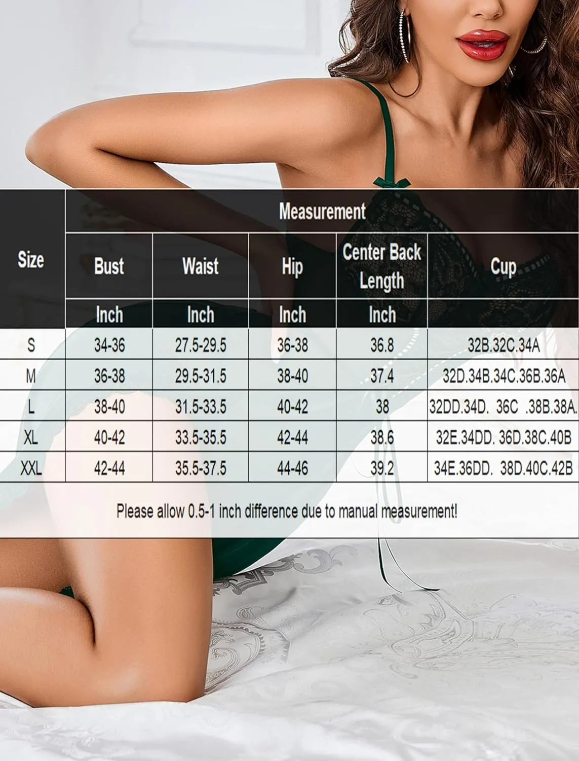 Lace Chemise Mesh Side Split Nightdress