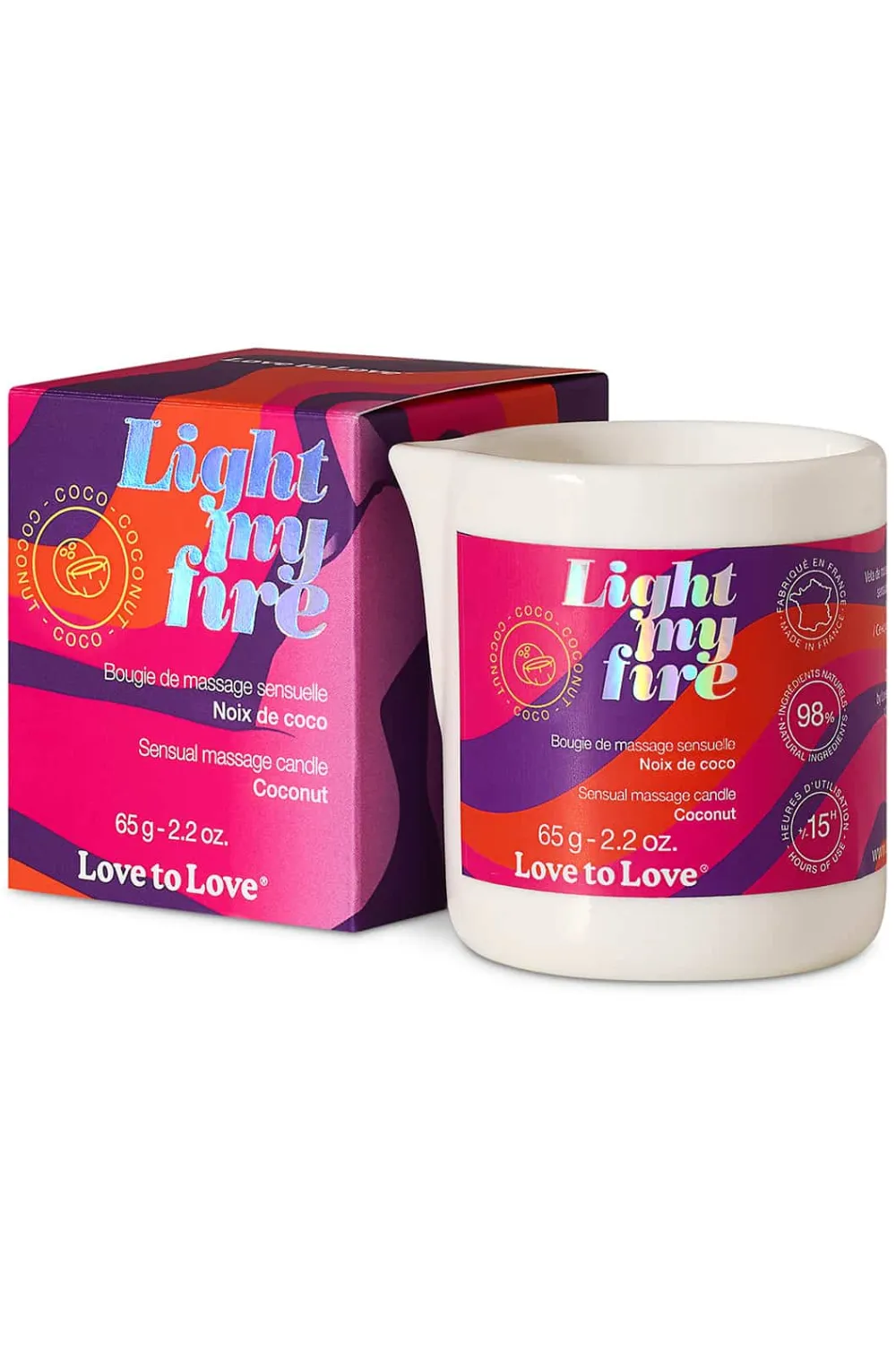 Light My Fire Massage Candle Coconut 65g