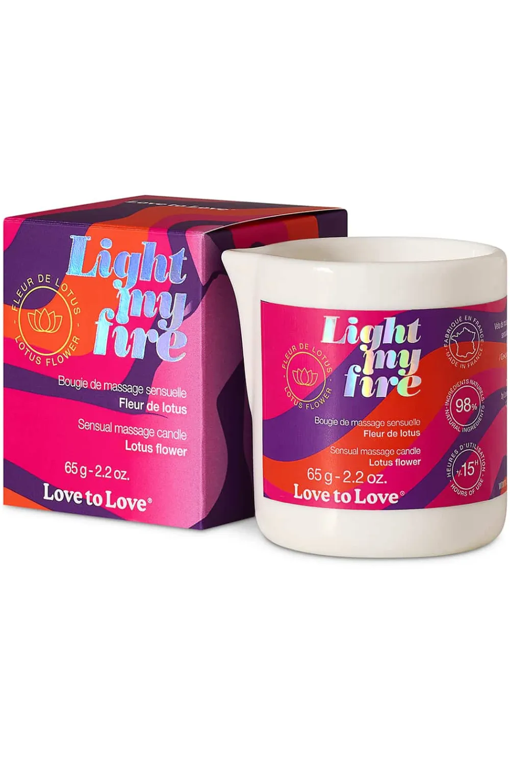 Light My Fire Massage Candle Lotus Flower 65g