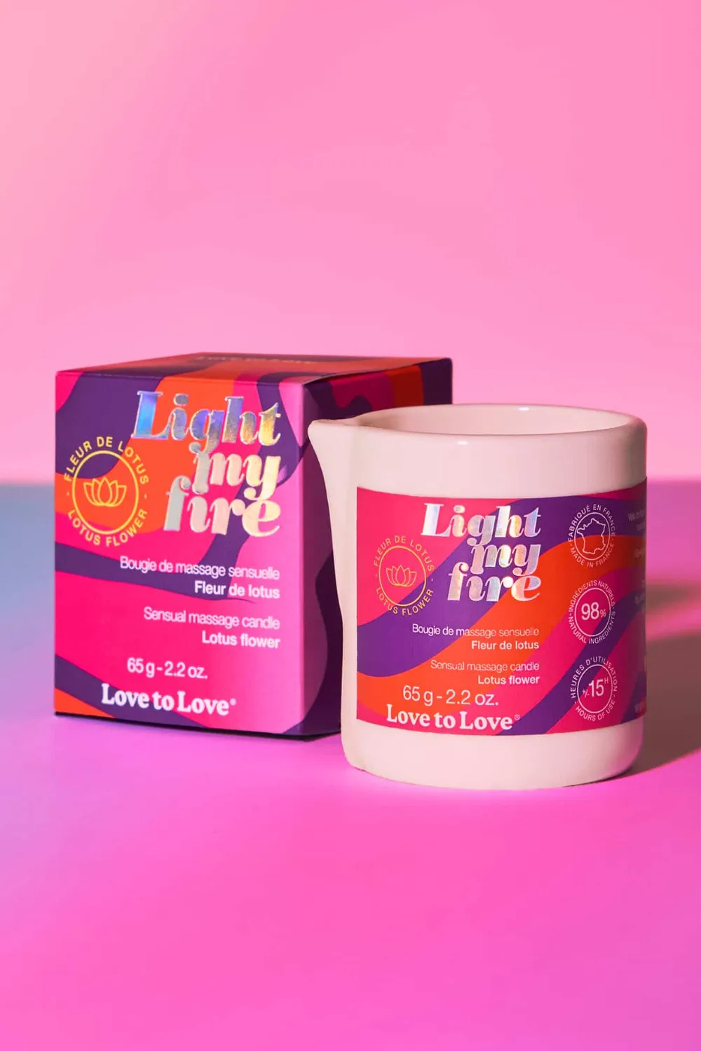 Light My Fire Massage Candle Lotus Flower 65g