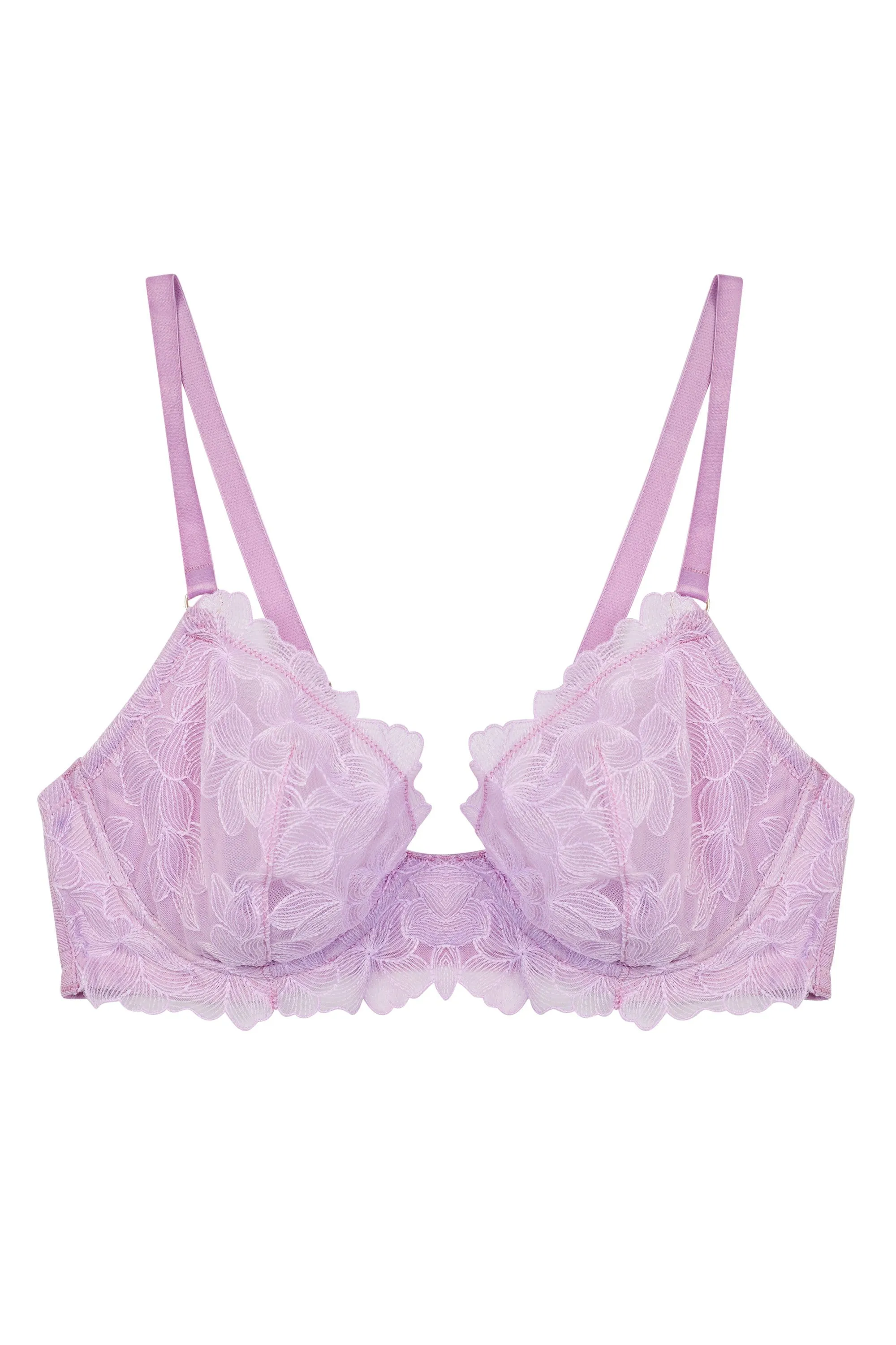 Lila Lilac Plunge Bra
