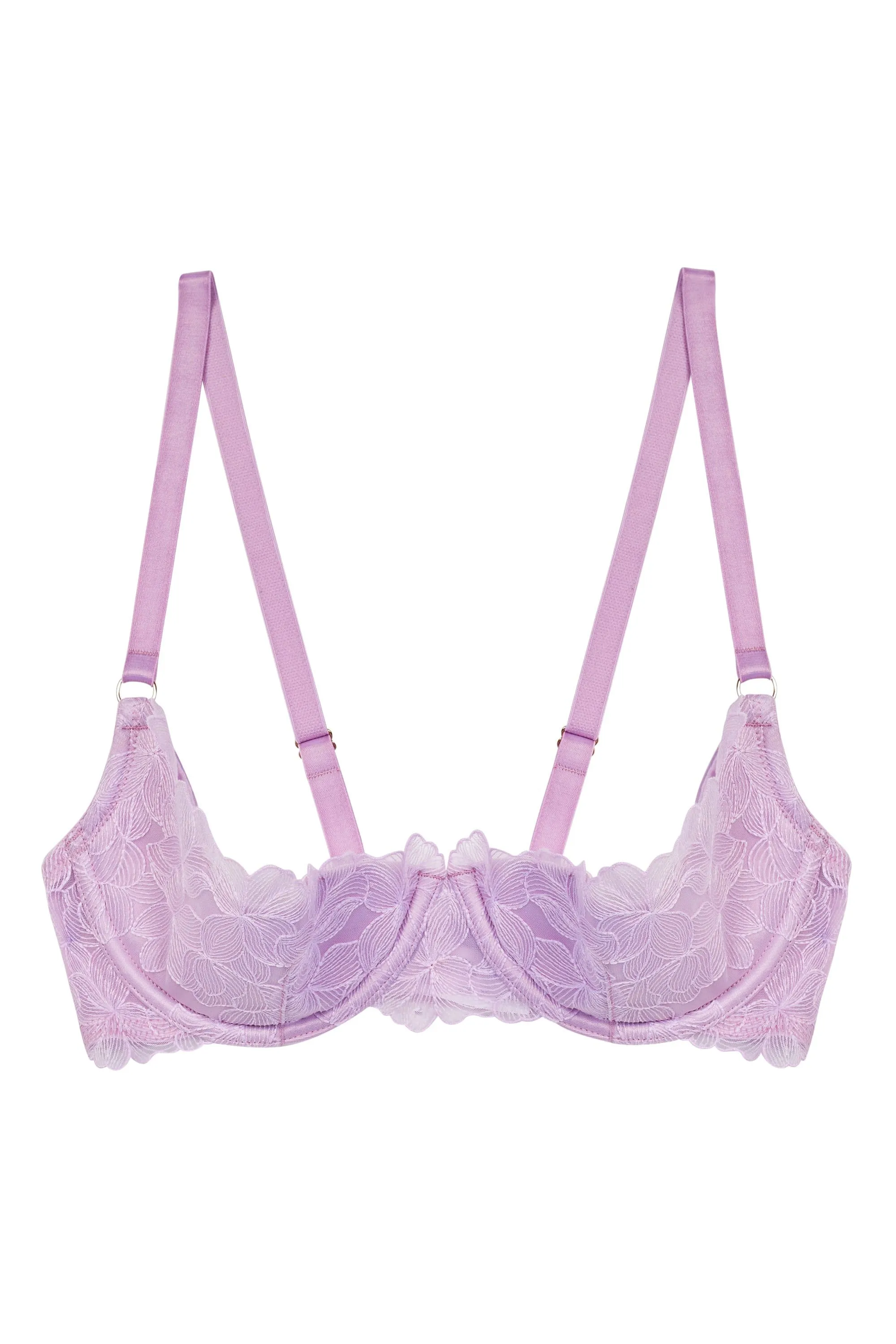 Lila Lilac Quarter Cup Bra