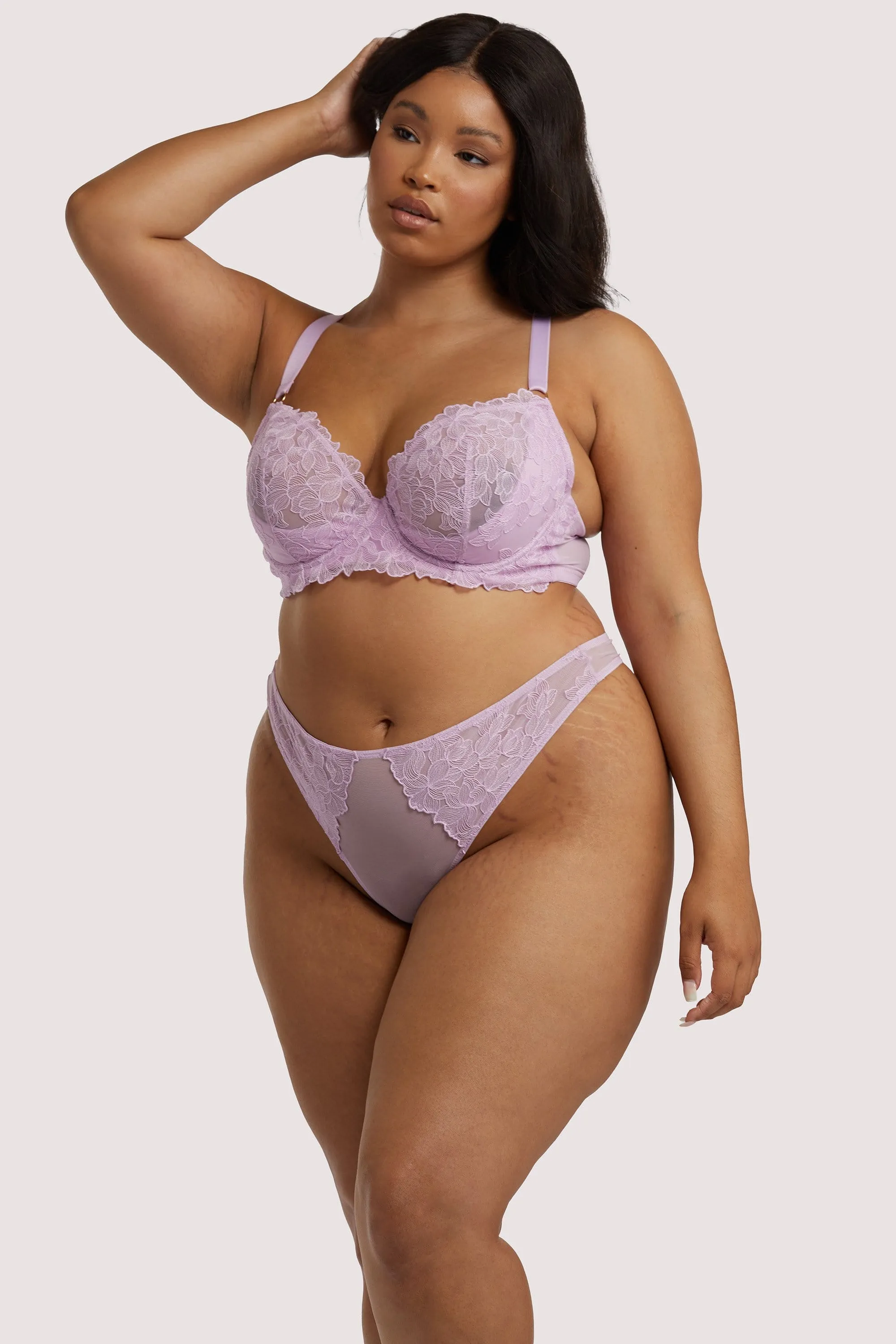 Lila Lilac Thong