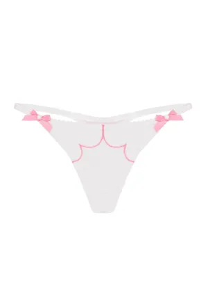 Lorna Thong (White / Pink)