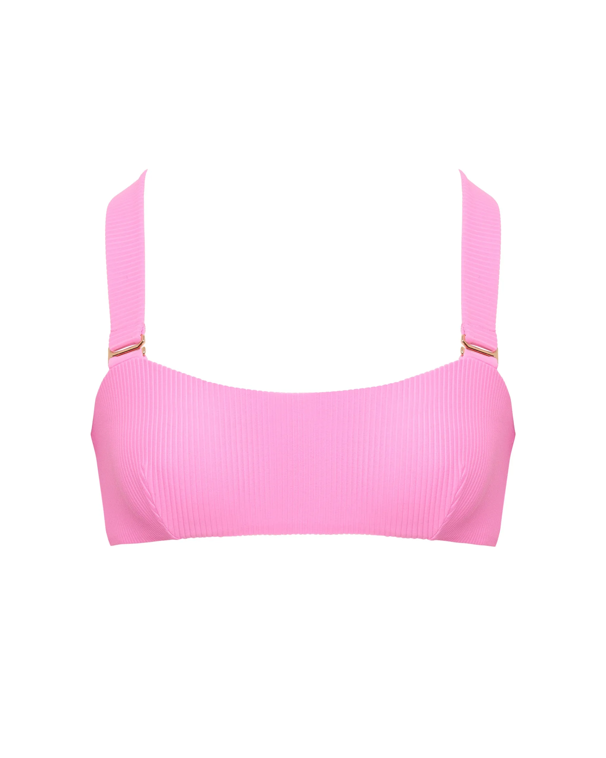 Lucerne Bandeau Bikini Top Pink