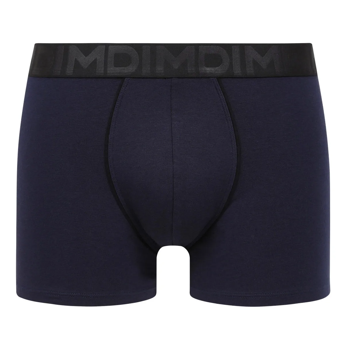 Men's Midnight Blue Dim Classic modal cotton boxer shorts featuring a black waistband