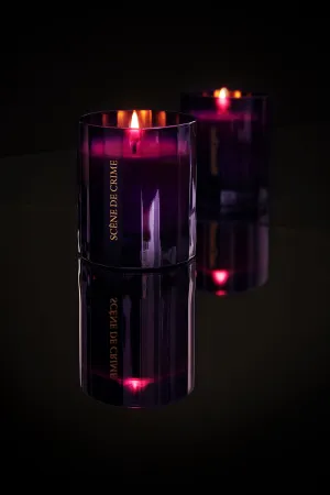 Metallic Notes Candle - Crime Scene