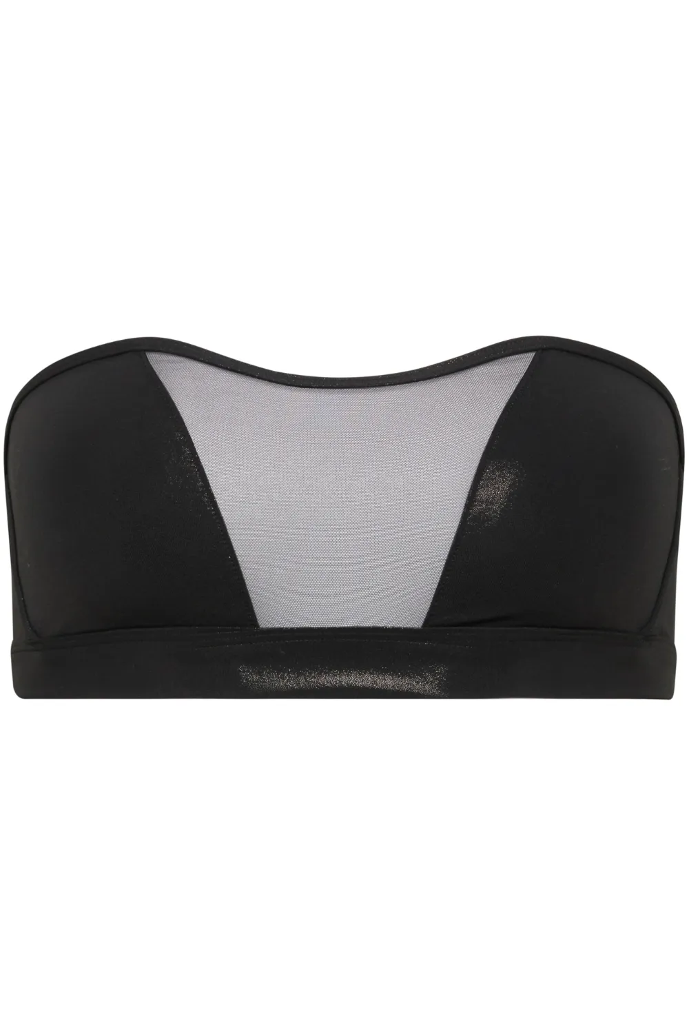 Minuit Bandeau Bikini Top in Black