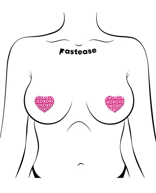 Pastease Petites XO Hearts - Pink O/S