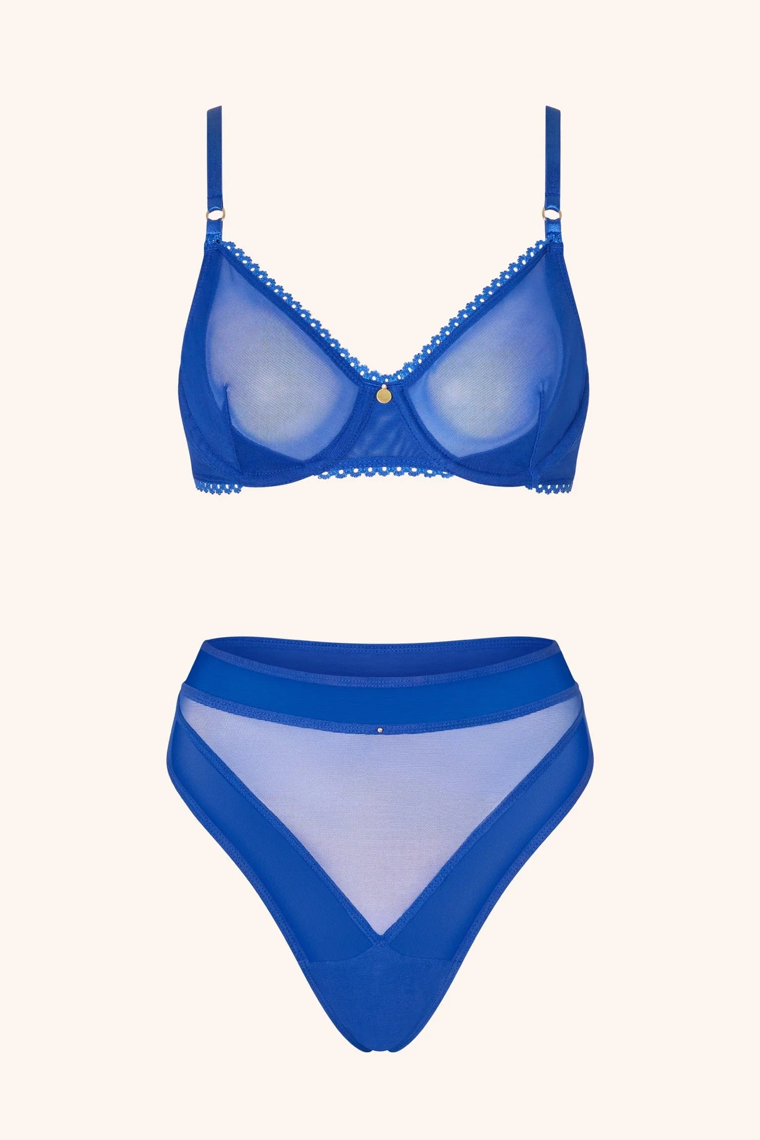 Push Up Bra Royal Blue