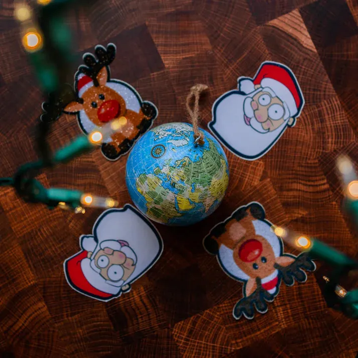 Reindeer: Red Nose Rudolph Nipple Pasties