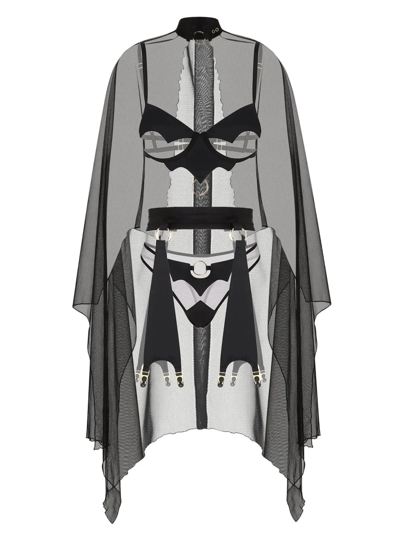 Role-playing Lingerie Set Bat Lady