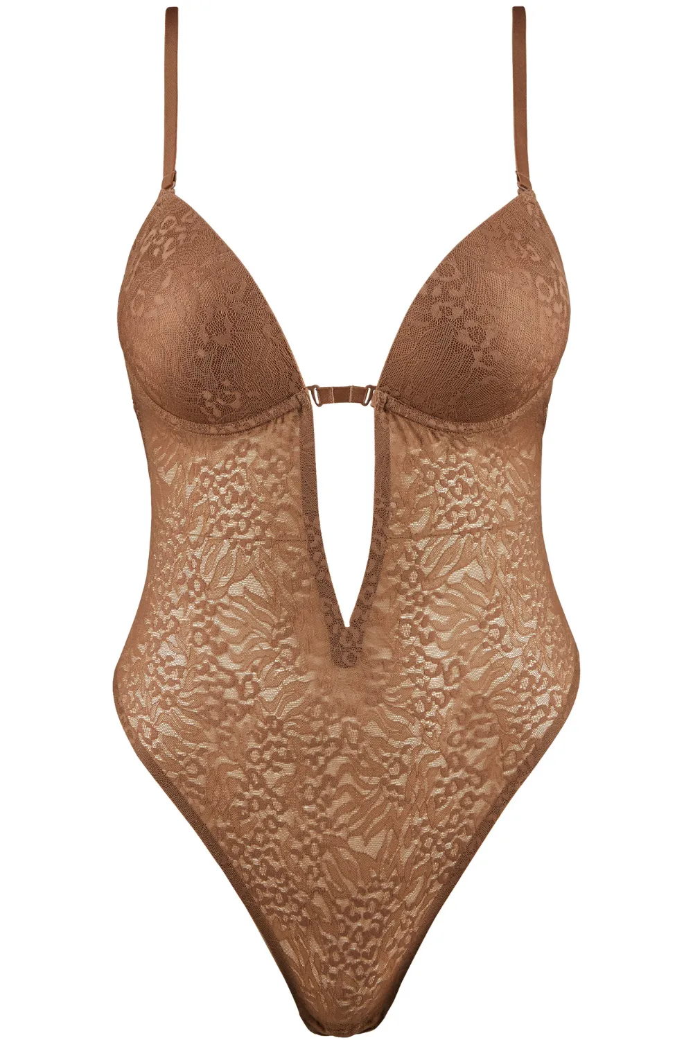 Sculpt by Aubade Multiway Thong Bodysuit in Cinnamon