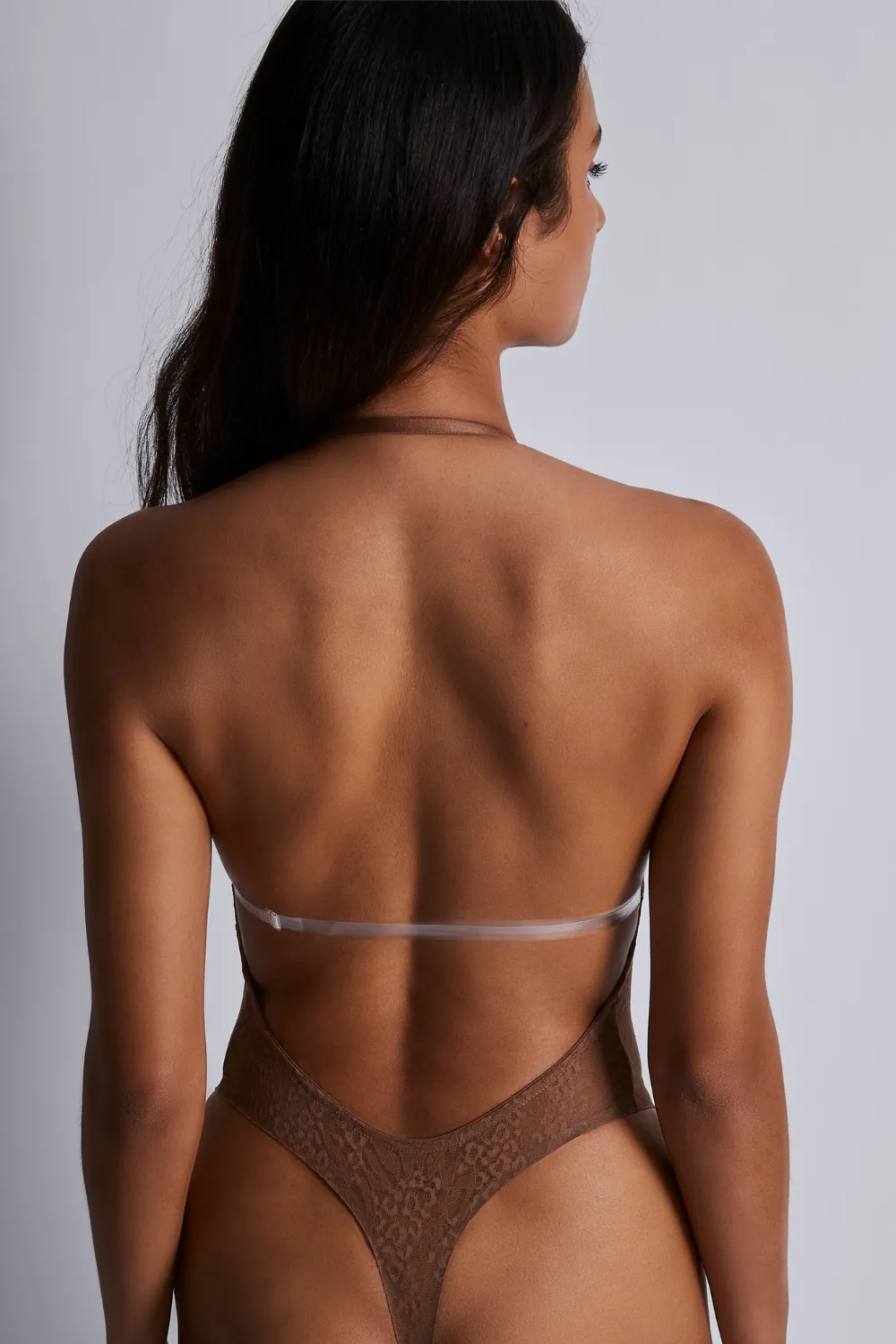 Sculpt by Aubade Multiway Thong Bodysuit in Cinnamon